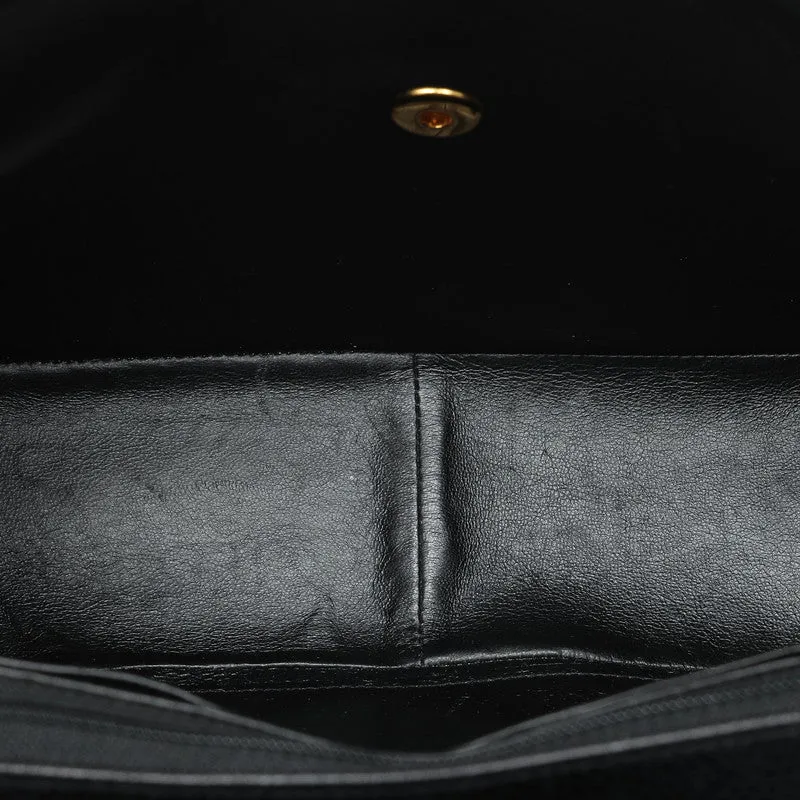 Chanel CC Caviar Vertical Quilted Single Flap Bag Leather Shoulder Bag in Good condition