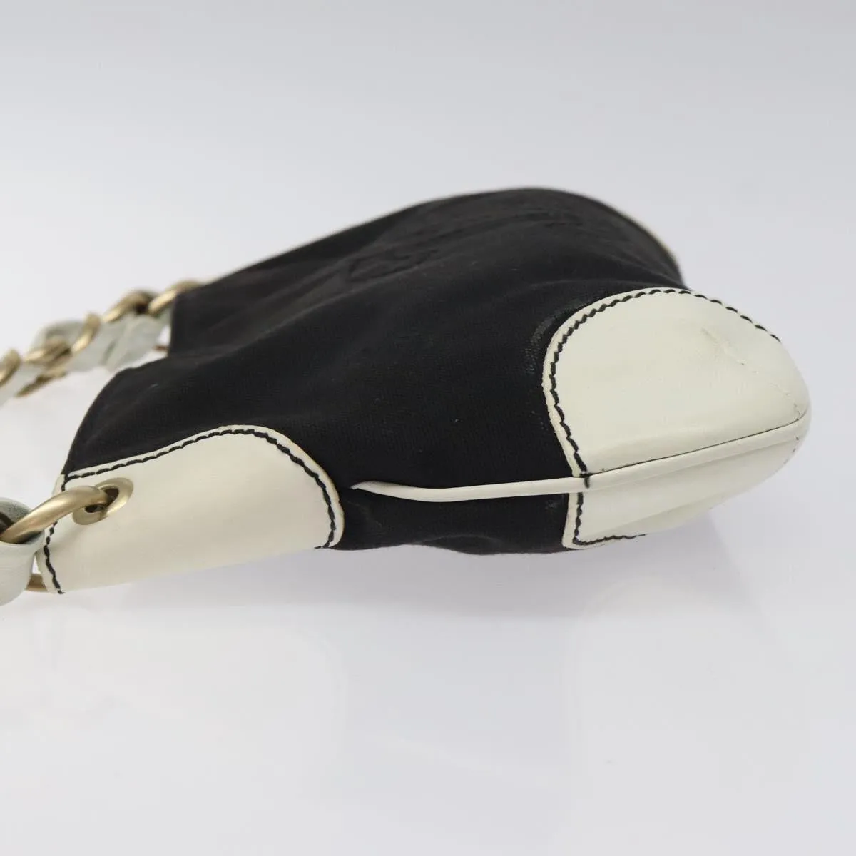 Chanel Coco Mark Canvas Shoulder Bag (Pre-Owned)