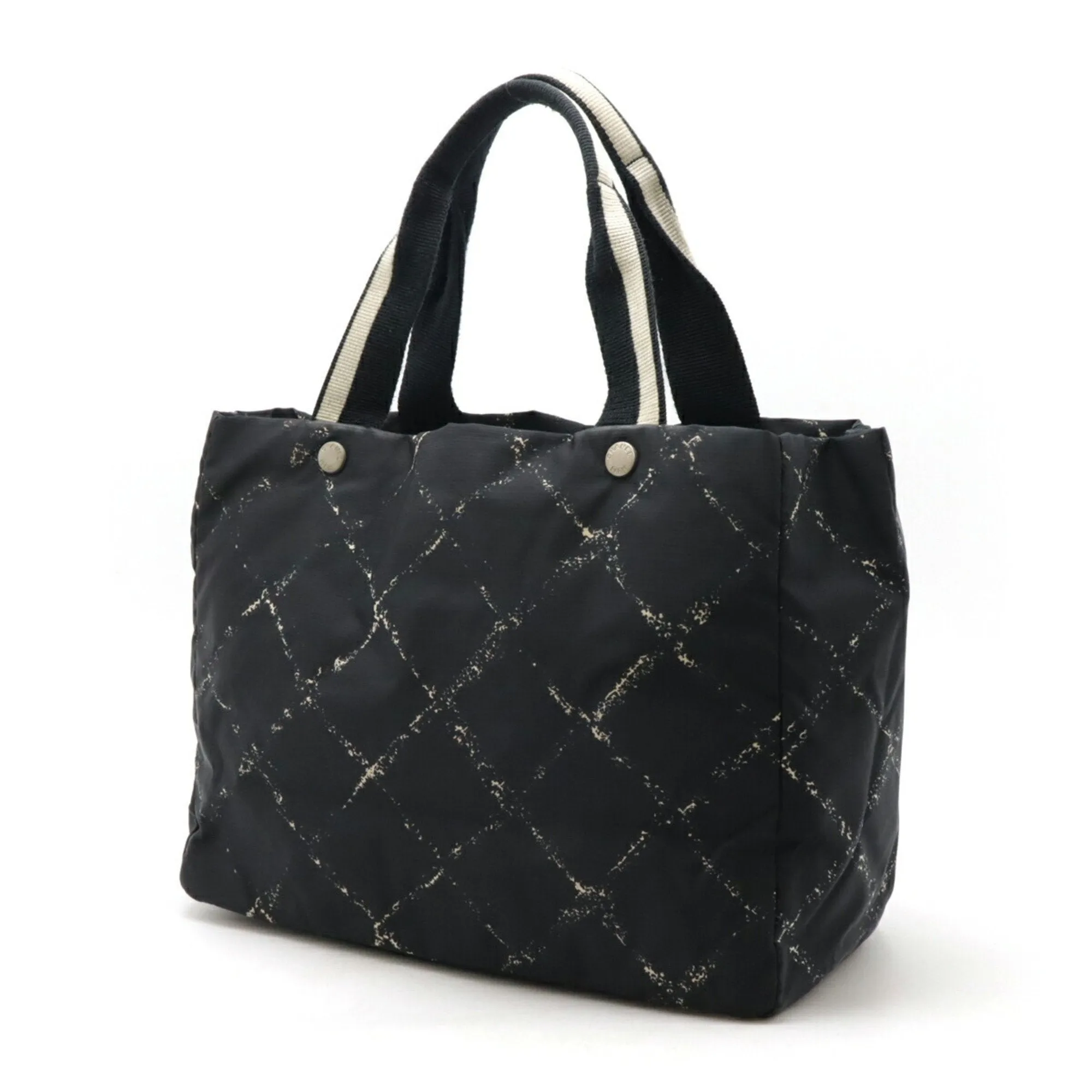 Chanel  Color Nylon Handbag Shoulder Bag Tote Bag (Pre-Owned)