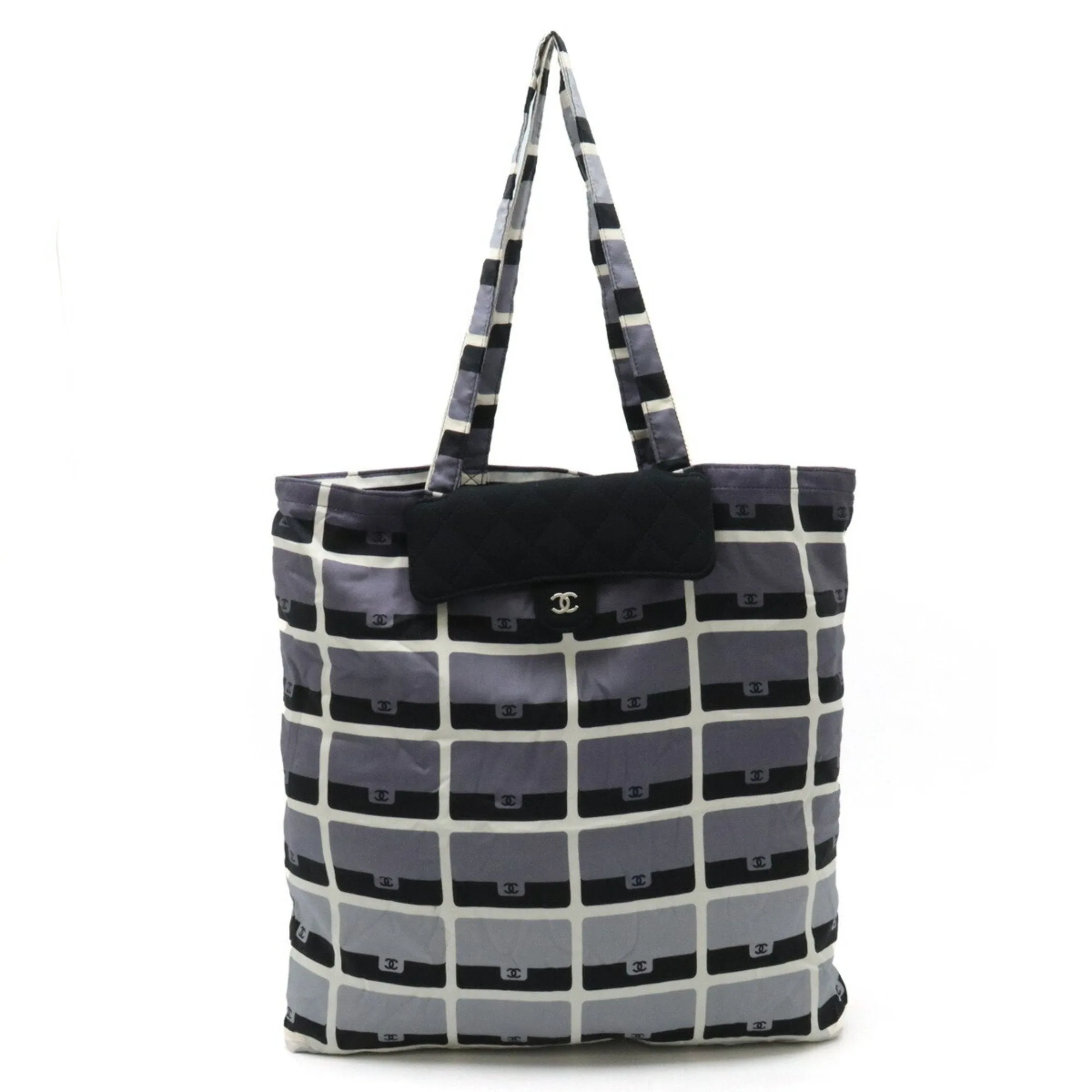 Chanel  Cotton Nylon Shoulder Bag (Pre-Owned)
