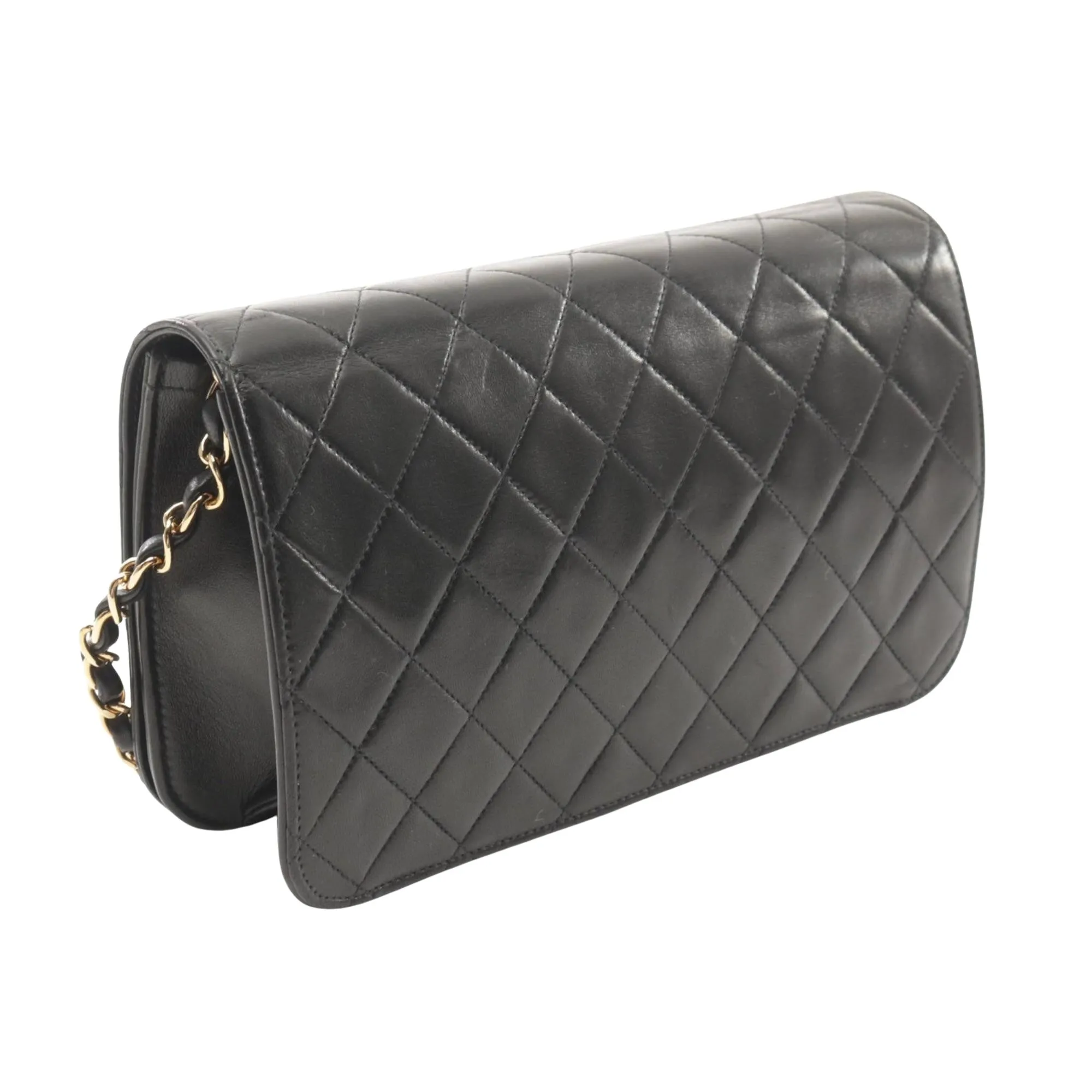 Chanel Full Flap Leather Shoulder Bag (Pre-Owned)