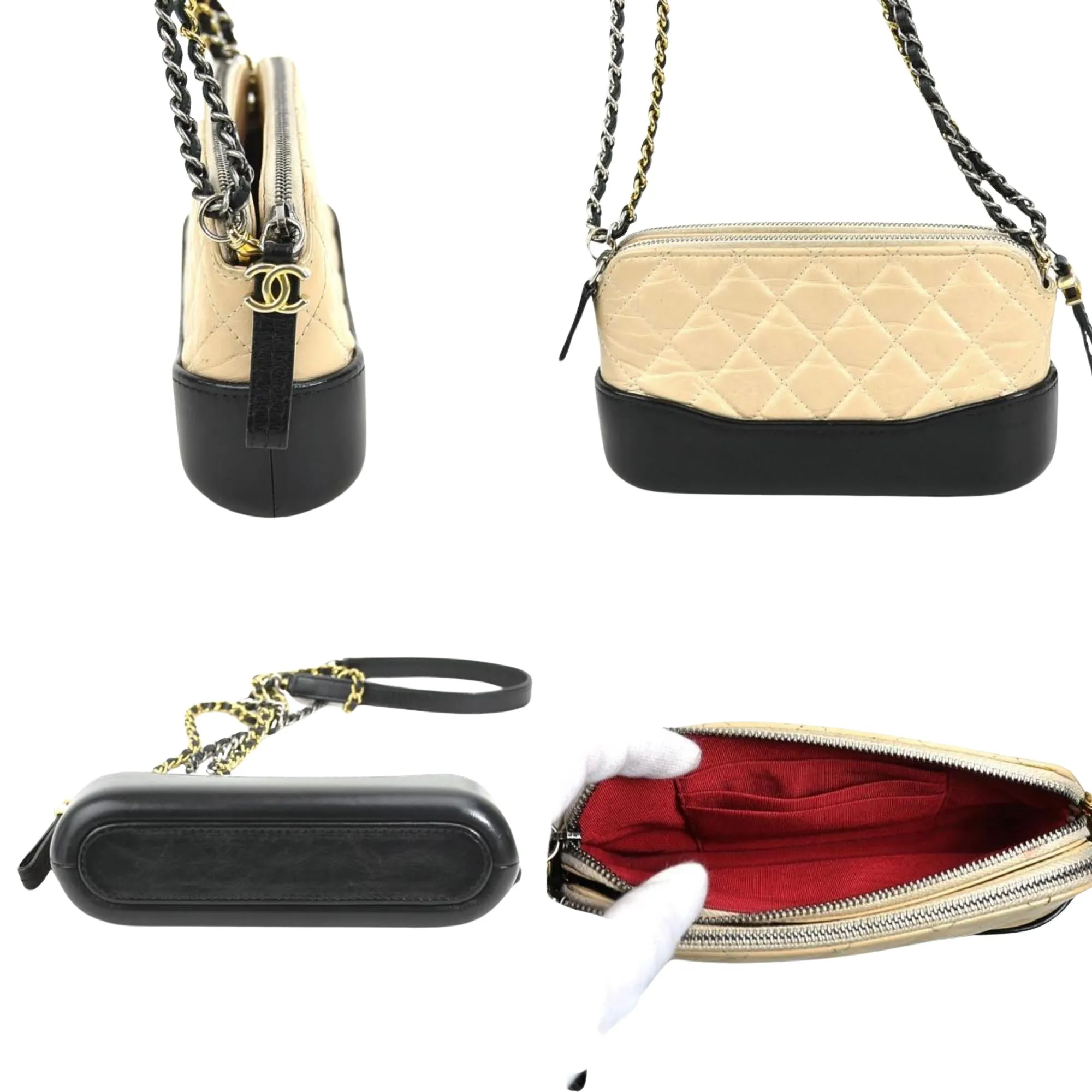 Chanel Gabrielle Leather Shoulder Bag (Pre-Owned)