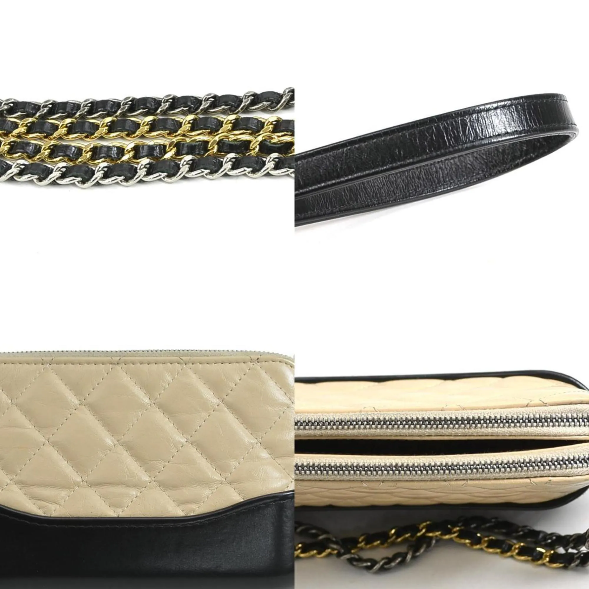 Chanel Gabrielle Leather Shoulder Bag (Pre-Owned)