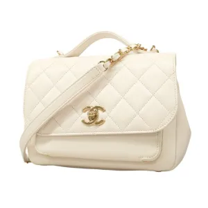 Chanel Grained Calfskin Shoulder Bag (Pre-Owned)