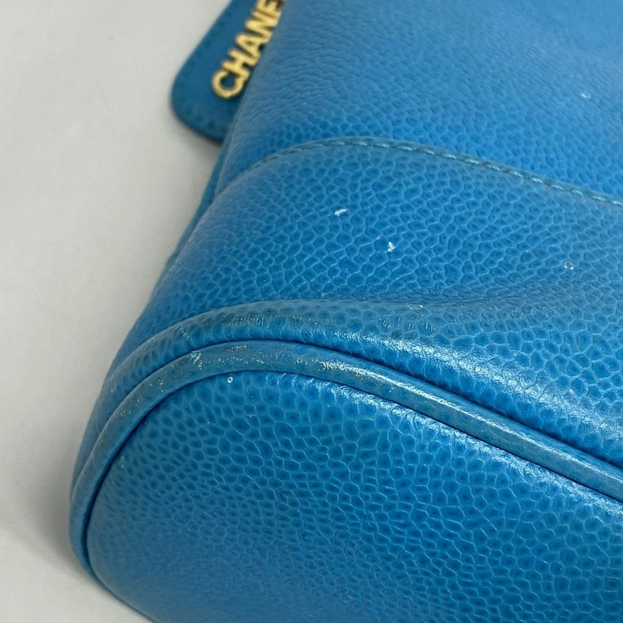 Chanel Grained Calfskin Shoulder Bag (Pre-Owned)