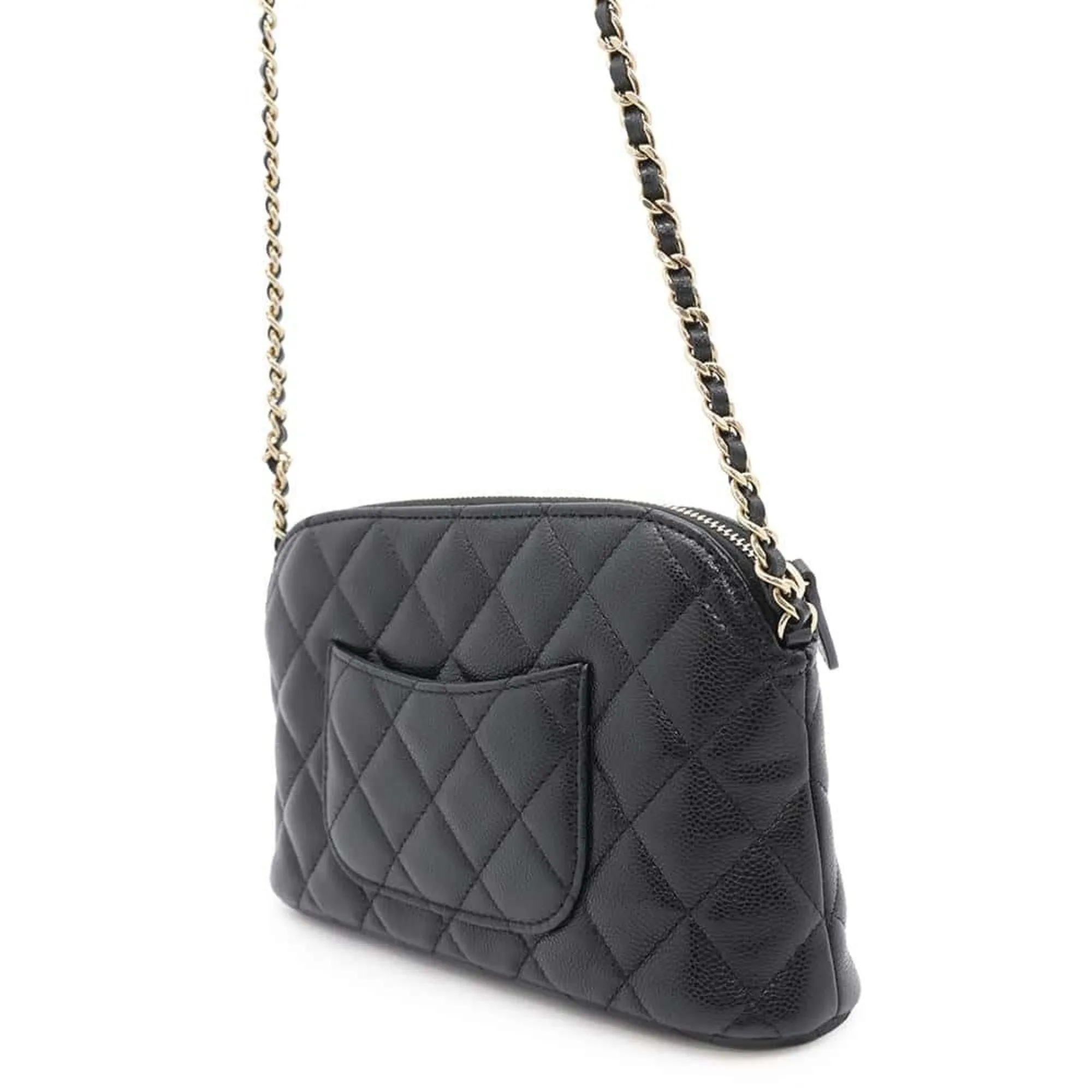 Chanel Grained Calfskin Shoulder Bag (Pre-Owned)