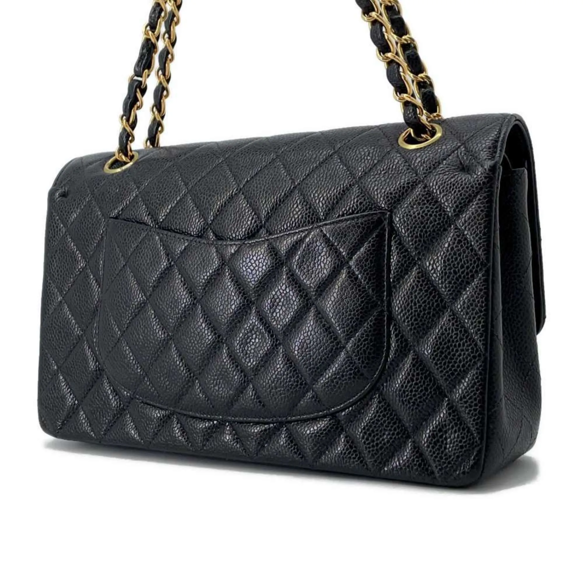 Chanel Grained Calfskin Shoulder Bag (Pre-Owned)