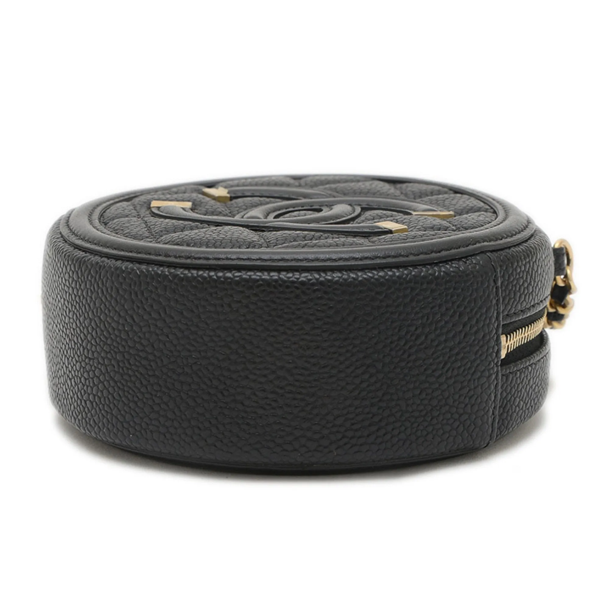Chanel Grained Calfskin Shoulder Bag (Pre-Owned)