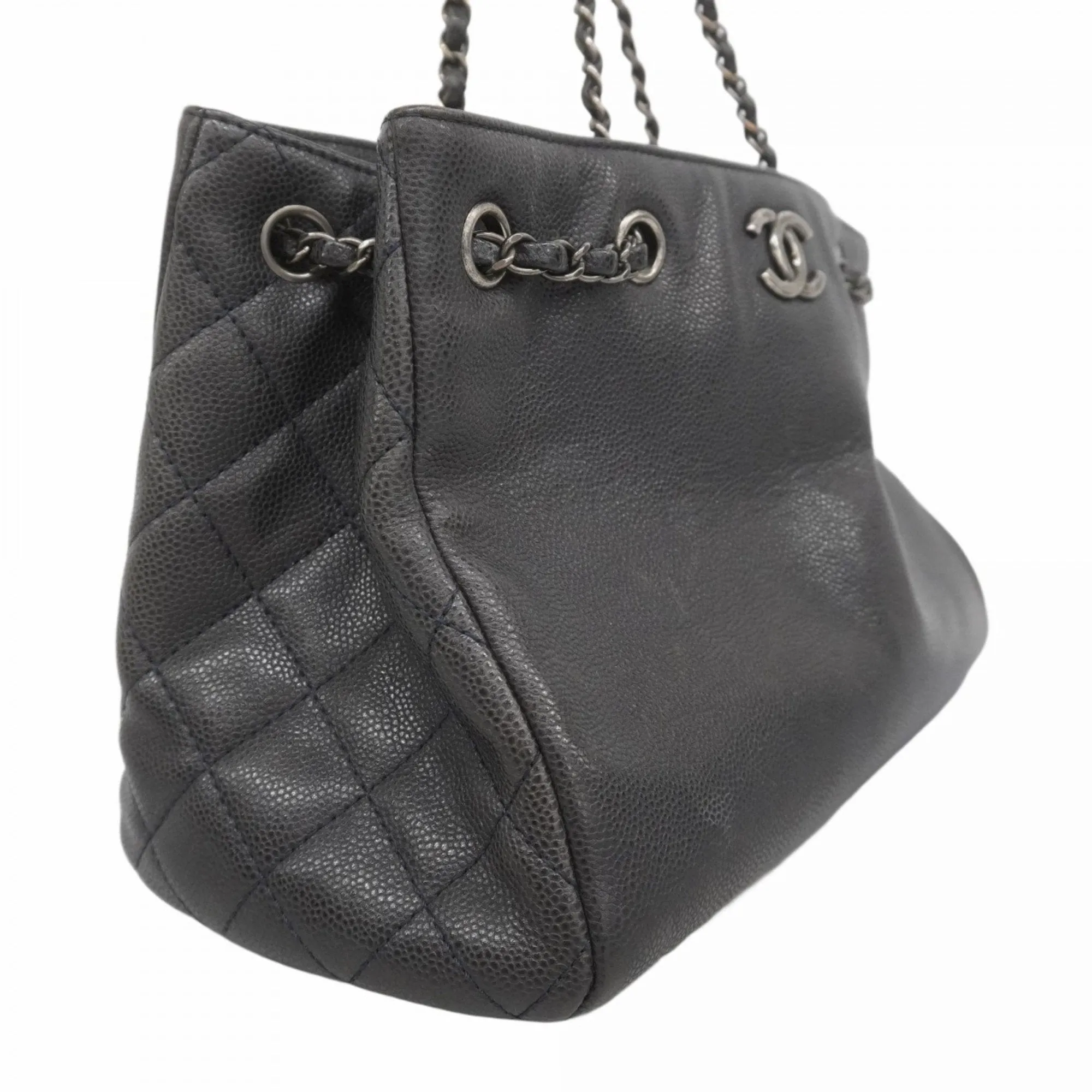 Chanel Grained Calfskin Shoulder Bag (Pre-Owned)