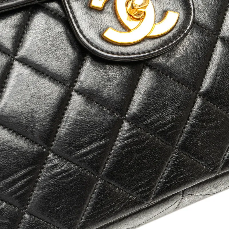 Chanel Jumbo Classic Single Flap Bag Leather Shoulder Bag in Good condition