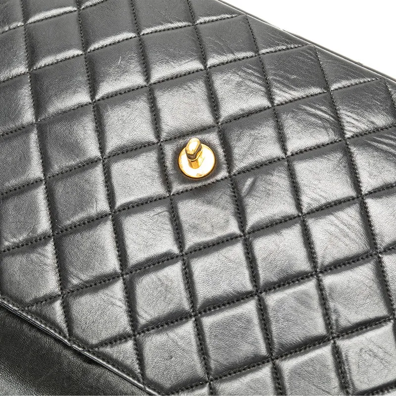 Chanel Jumbo Classic Single Flap Bag Leather Shoulder Bag in Good condition