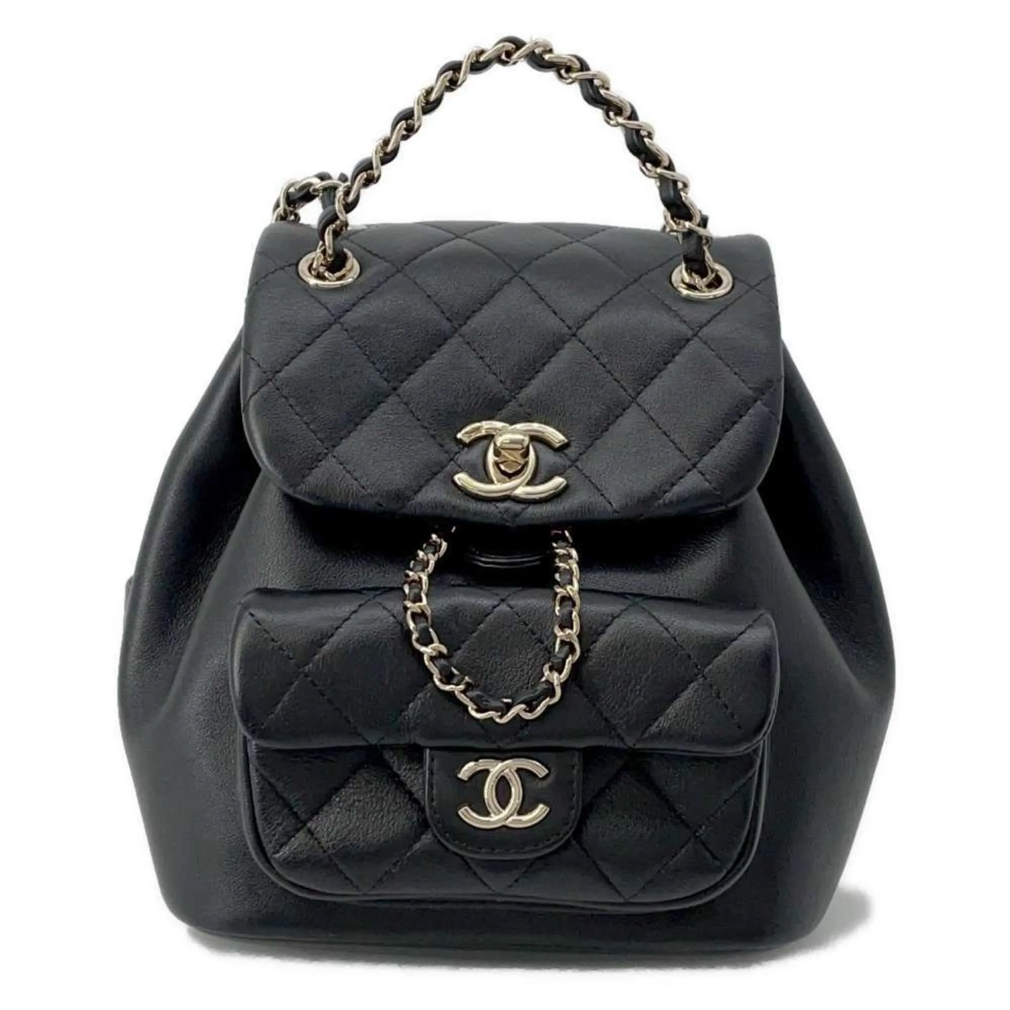 Chanel Leather Backpack (Pre-Owned)