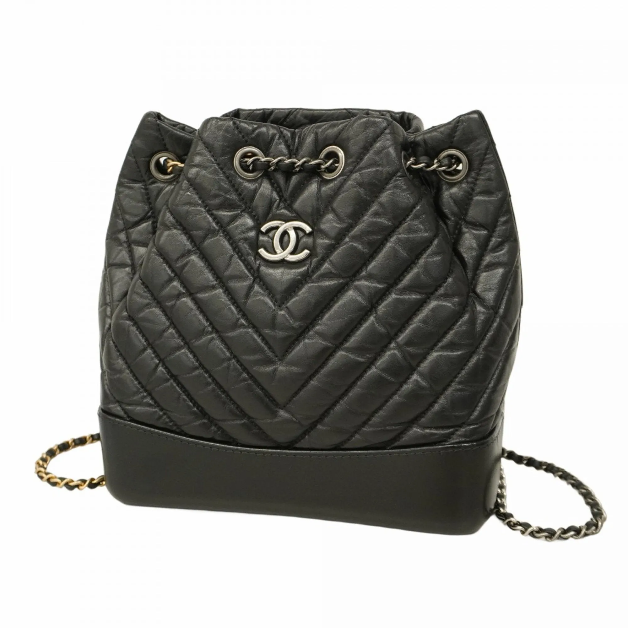 Chanel Leather Backpack (Pre-Owned)