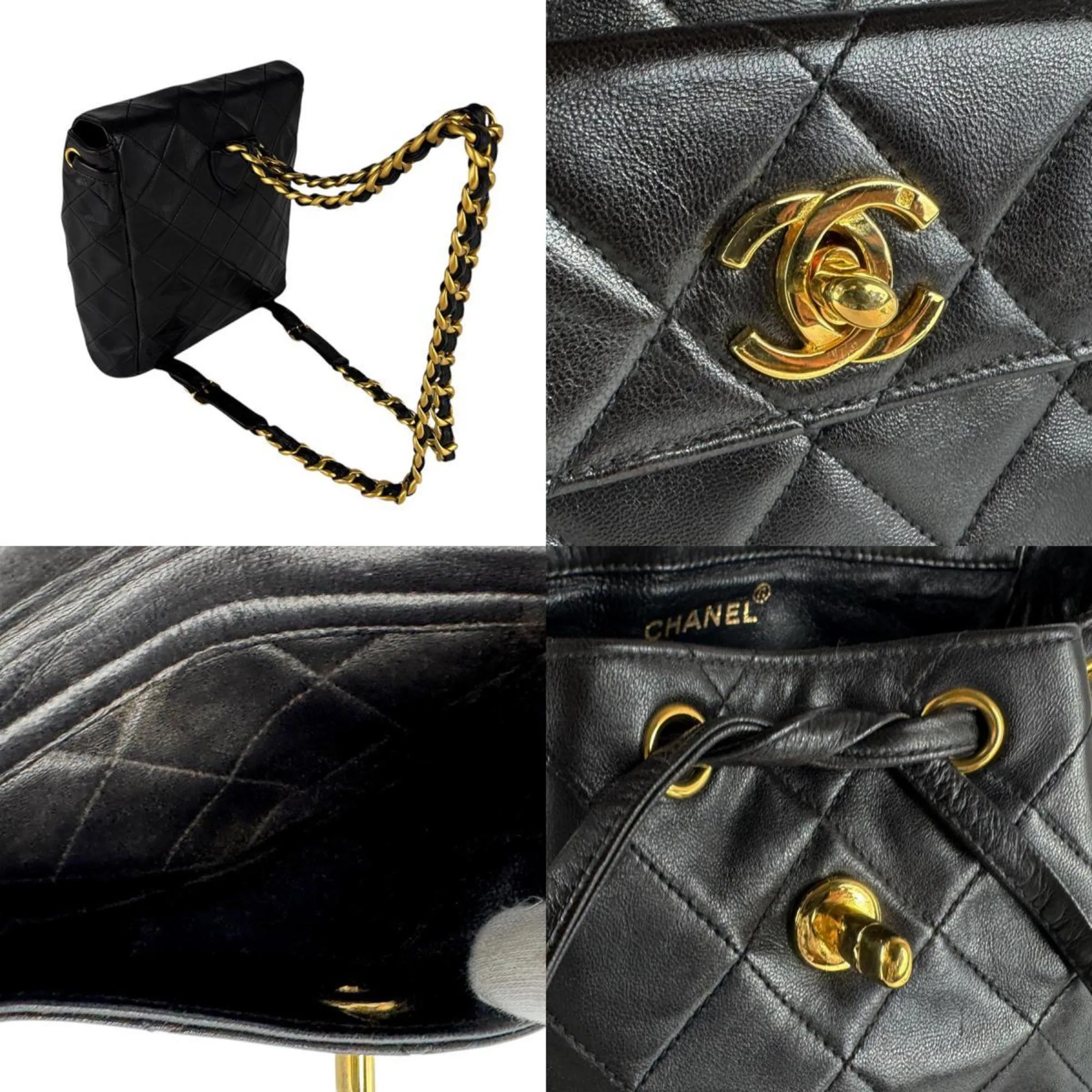 Chanel Leather Backpack (Pre-Owned)