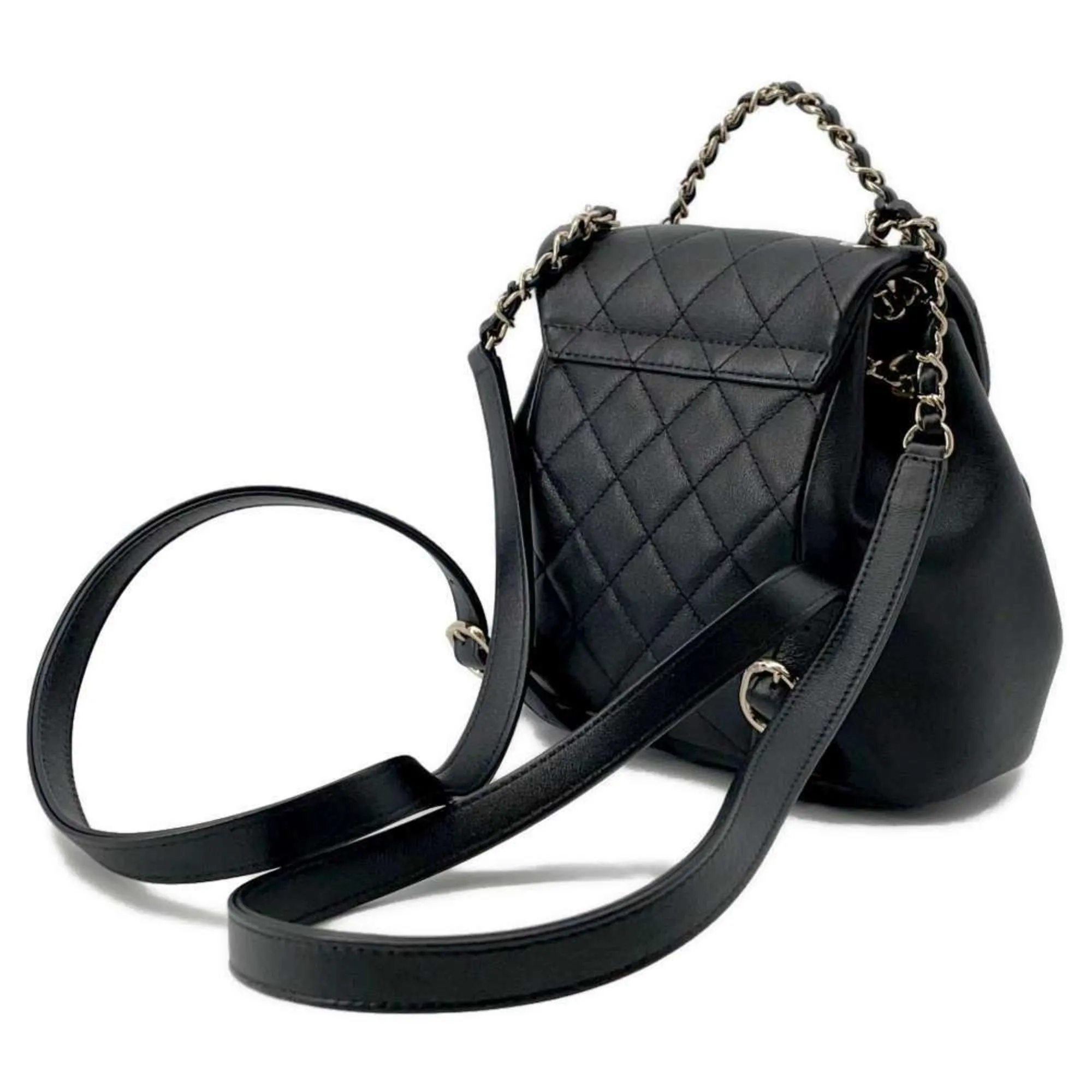 Chanel Leather Backpack (Pre-Owned)