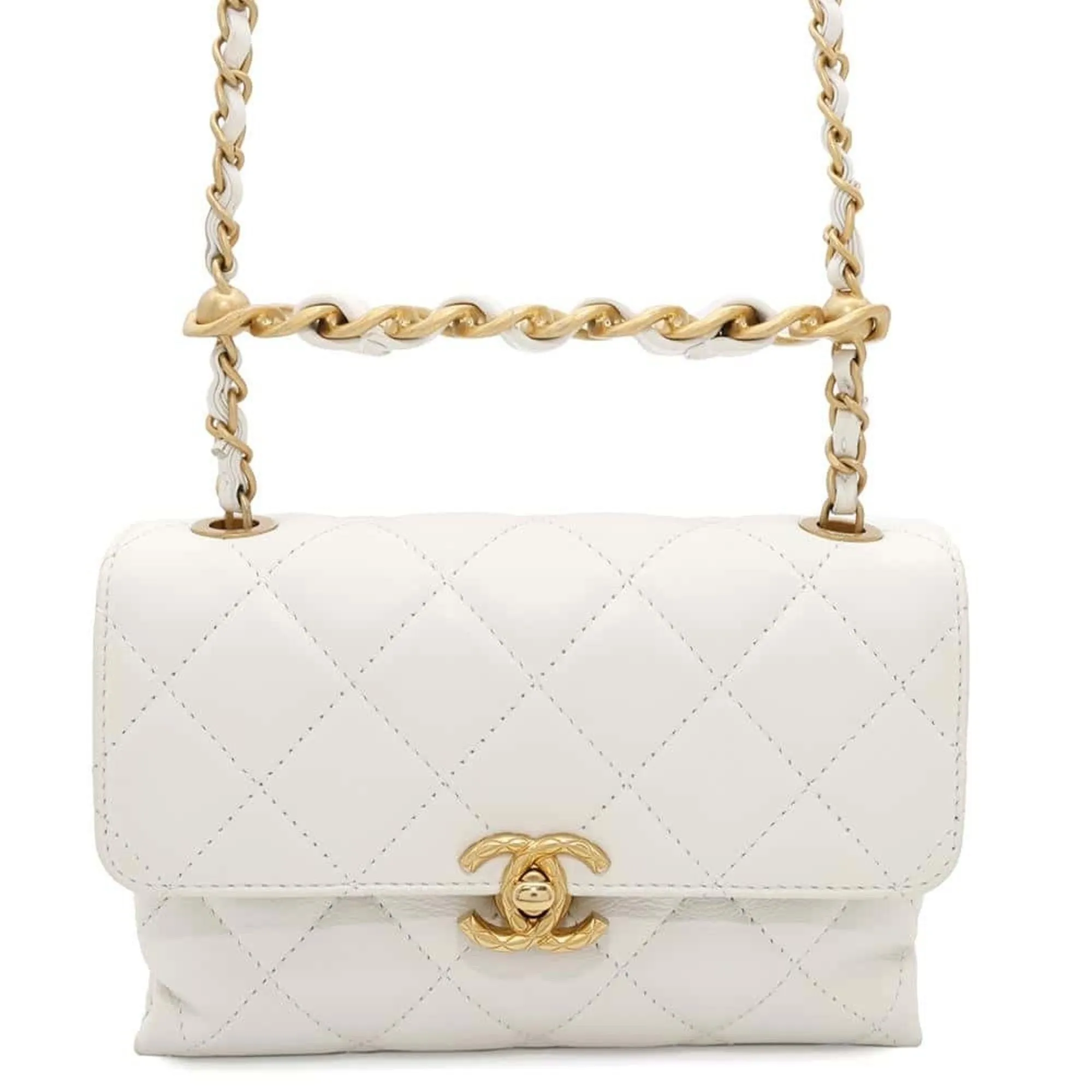 Chanel Leather Shoulder Bag (Pre-Owned)