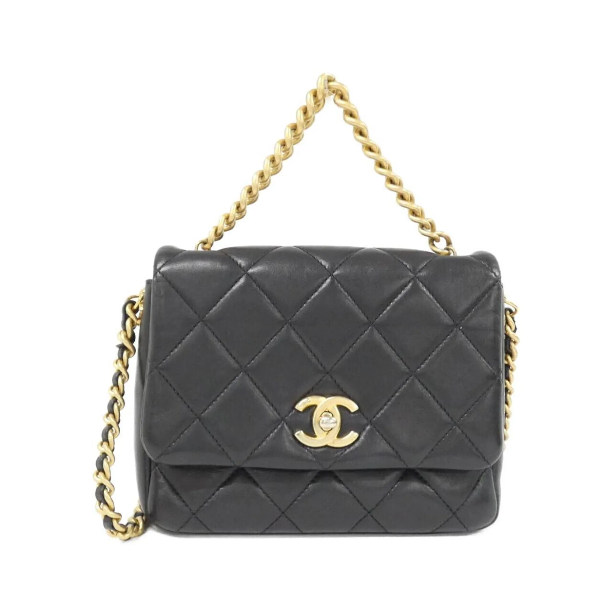 Chanel Leather Shoulder Bag (Pre-Owned)