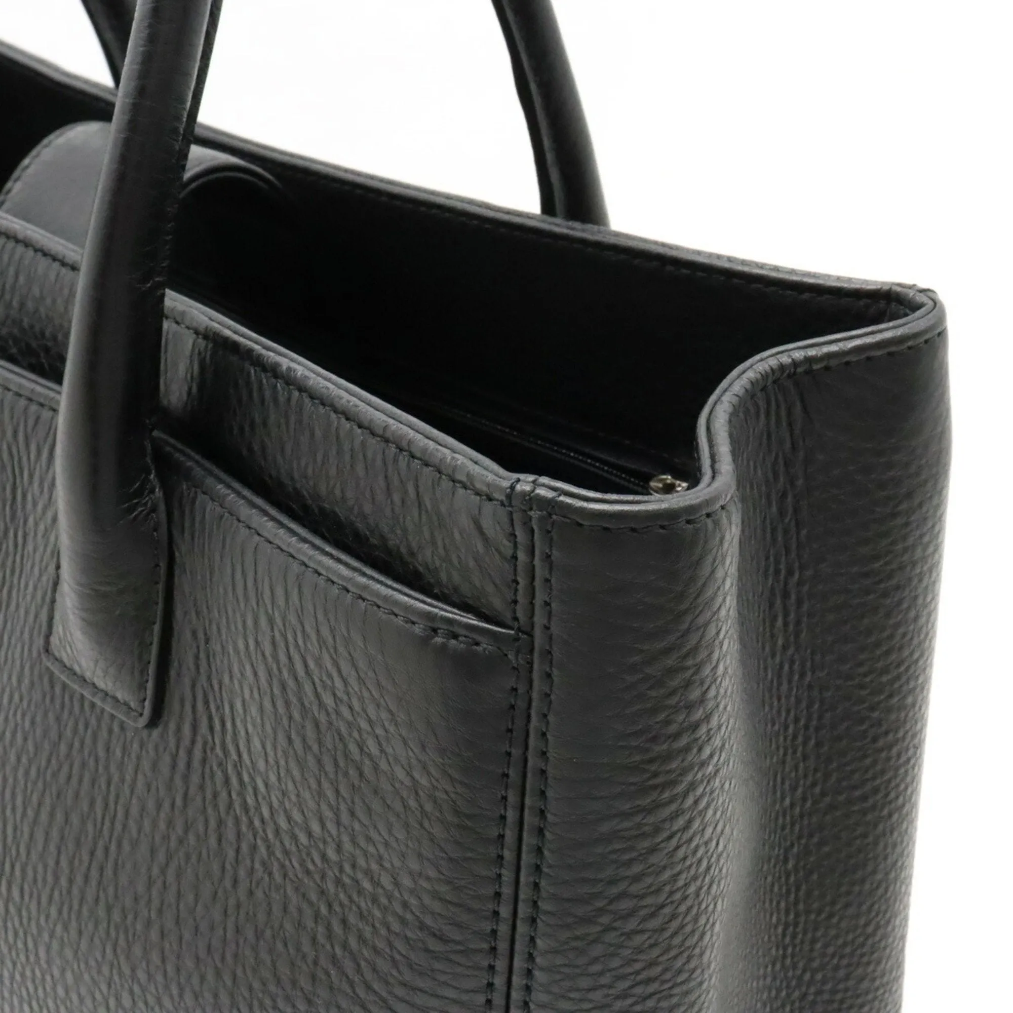 Chanel Leather Shoulder Bag Tote Bag (Pre-Owned)