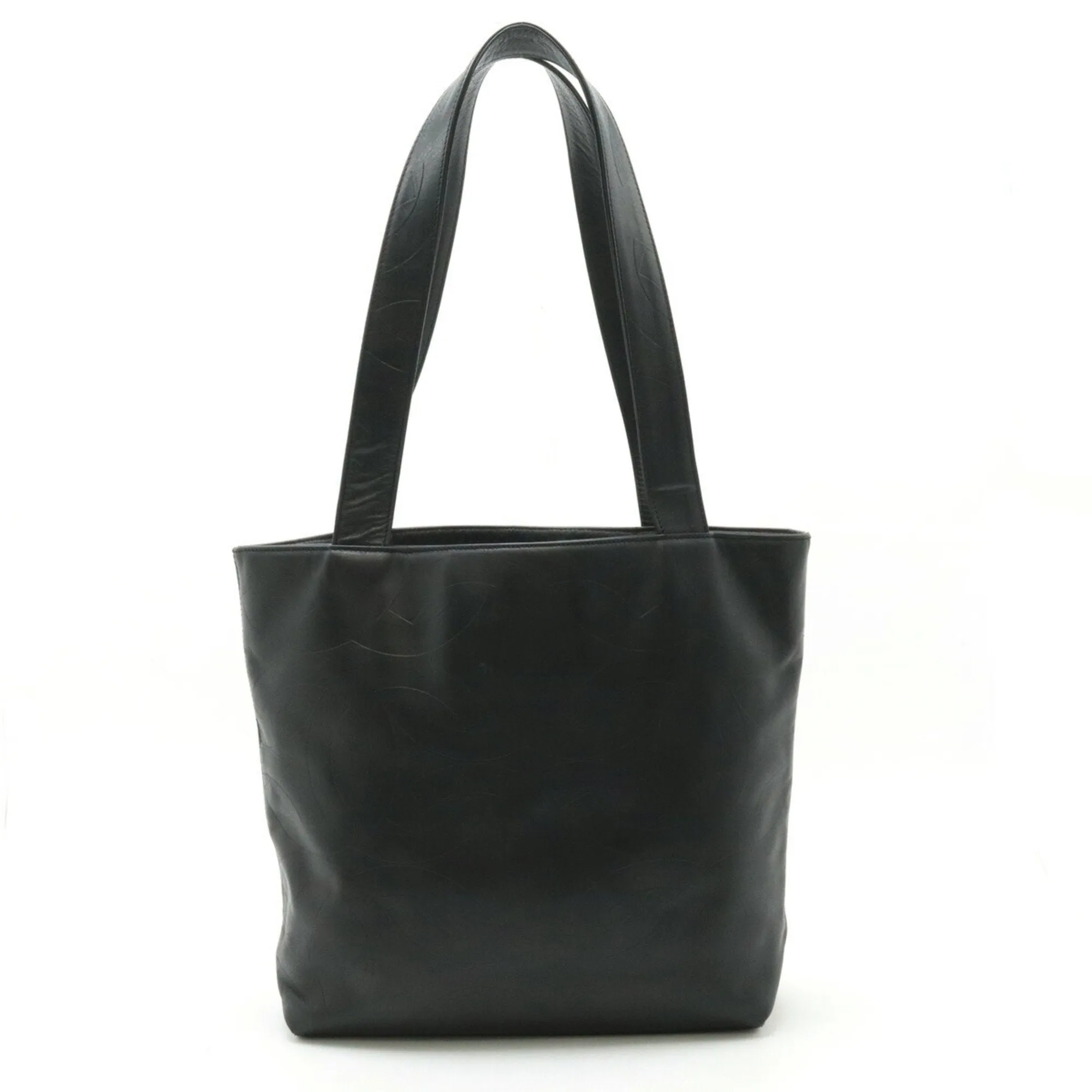 Chanel Leather Shoulder Bag Tote Bag (Pre-Owned)