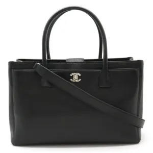 Chanel Leather Shoulder Bag Tote Bag (Pre-Owned)