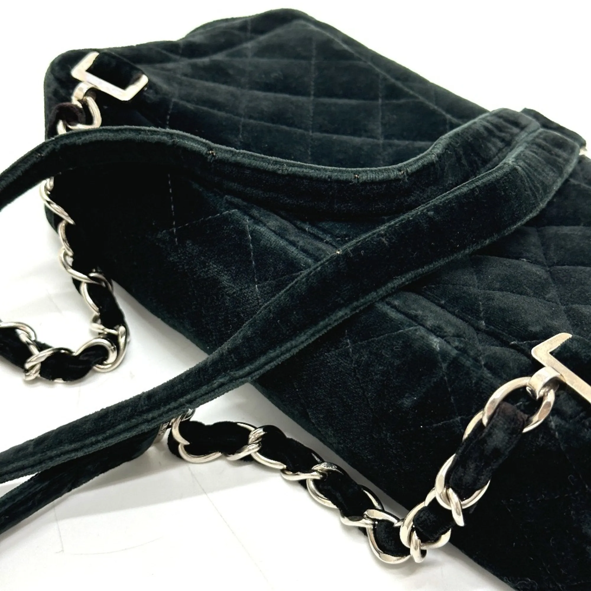 Chanel Matelass Suede Backpack Bag (Pre-Owned)