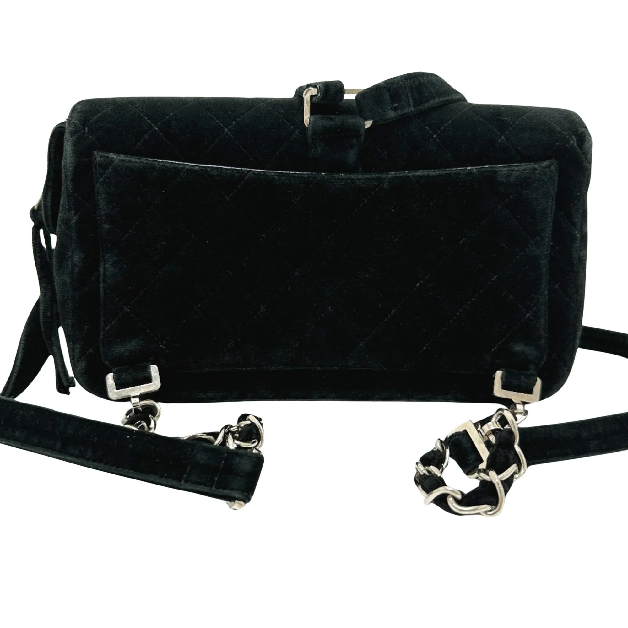Chanel Matelass Suede Backpack Bag (Pre-Owned)