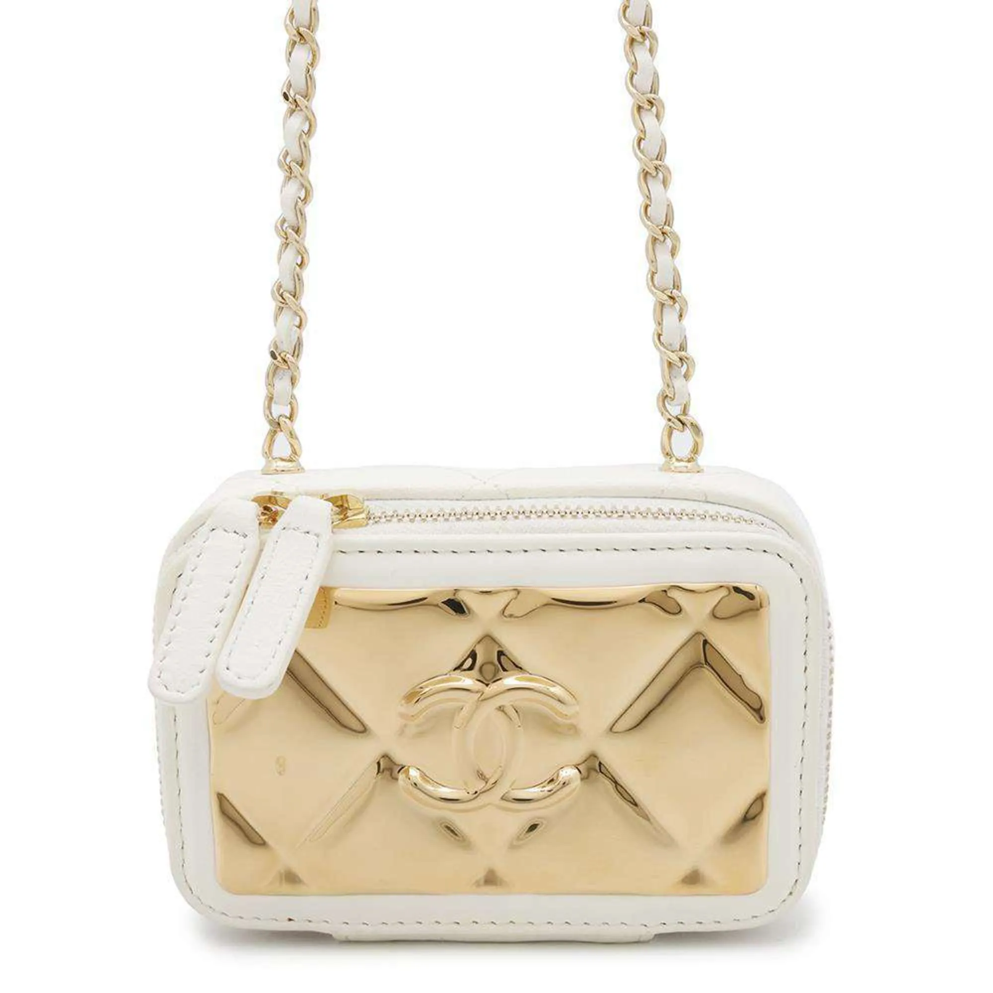 Chanel Metal Leather Shoulder Bag (Pre-Owned)