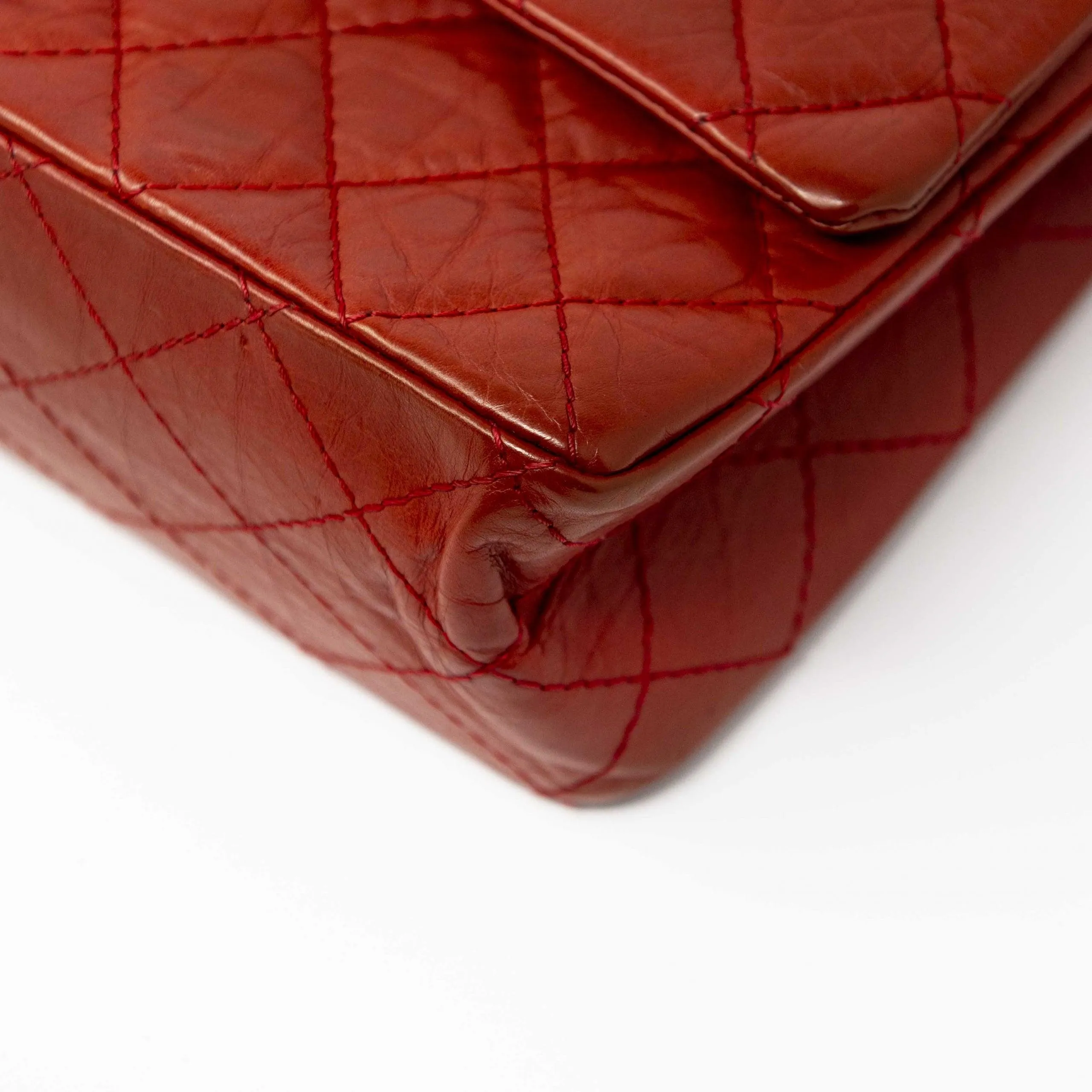 Chanel Red Calfskin 2.55 Reissue 266