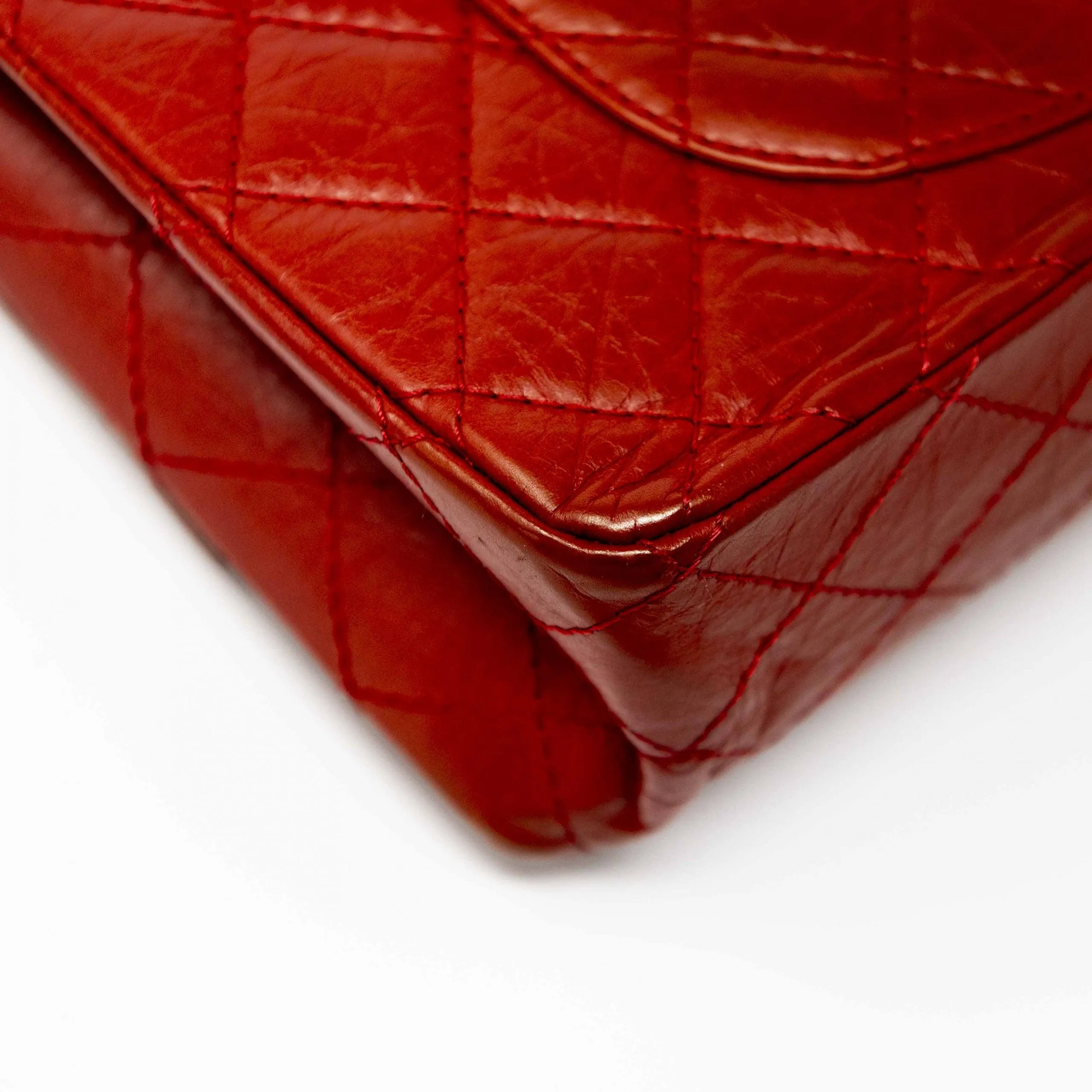 Chanel Red Calfskin 2.55 Reissue 266