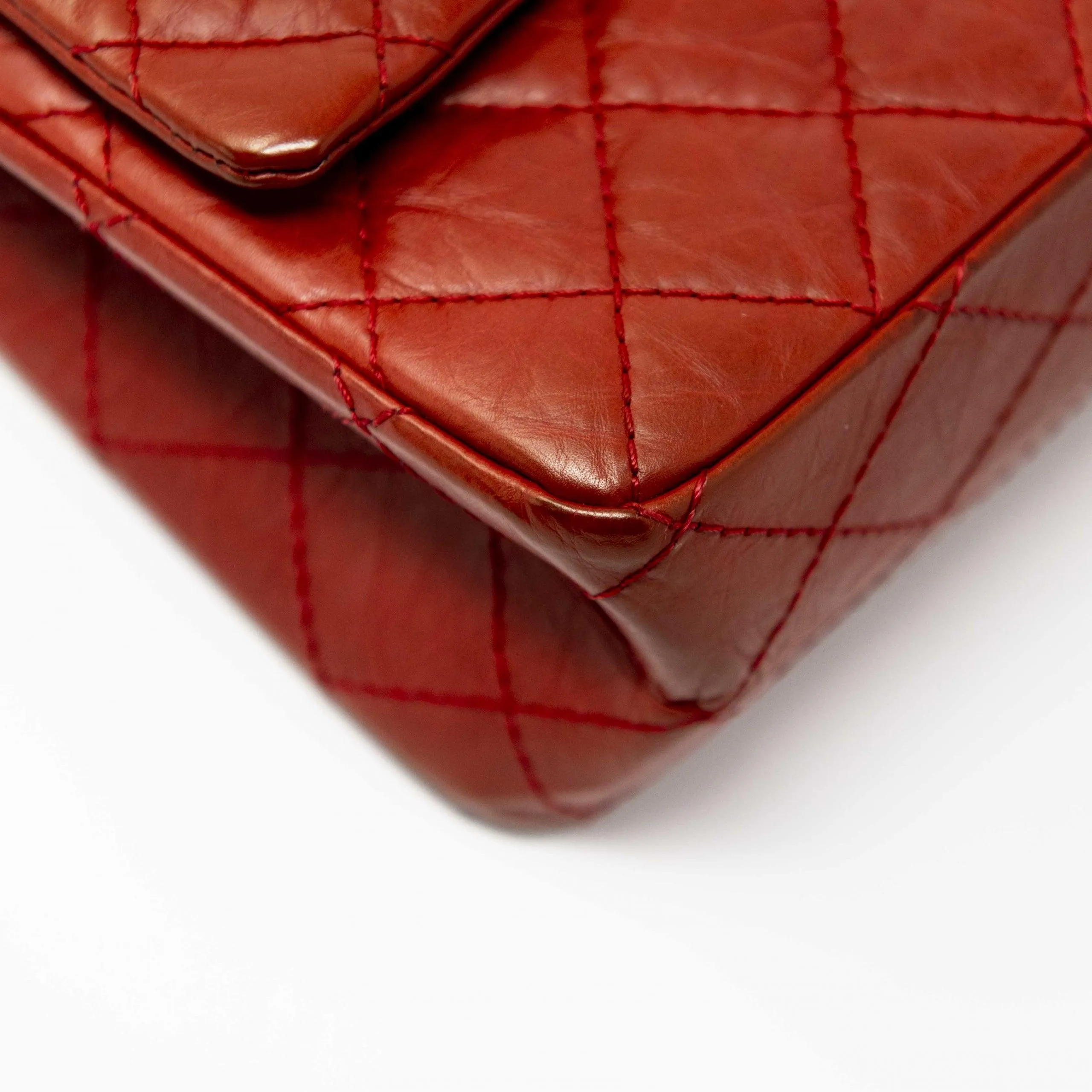 Chanel Red Calfskin 2.55 Reissue 266