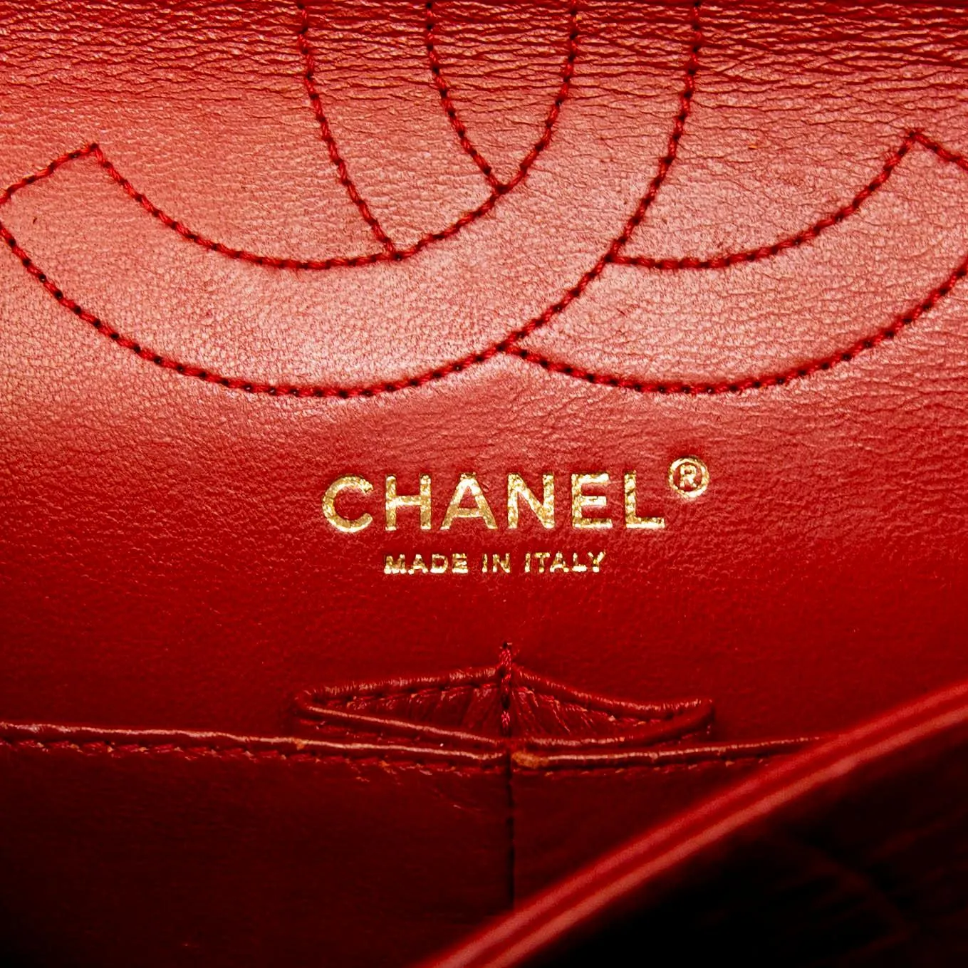 Chanel Red Calfskin 2.55 Reissue 266