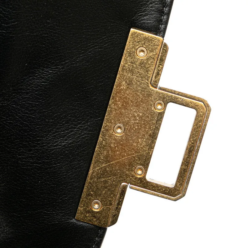 Chanel Reissue Quilted Leather Chain Flap Bag Leather Shoulder Bag in Good condition