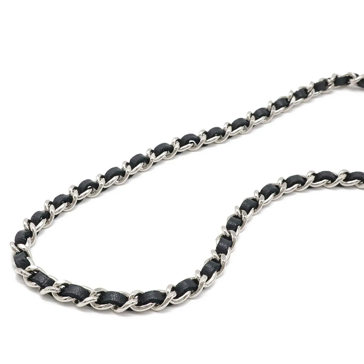 Chanel Satin Chocolate Bar Chain Shoulder Bag