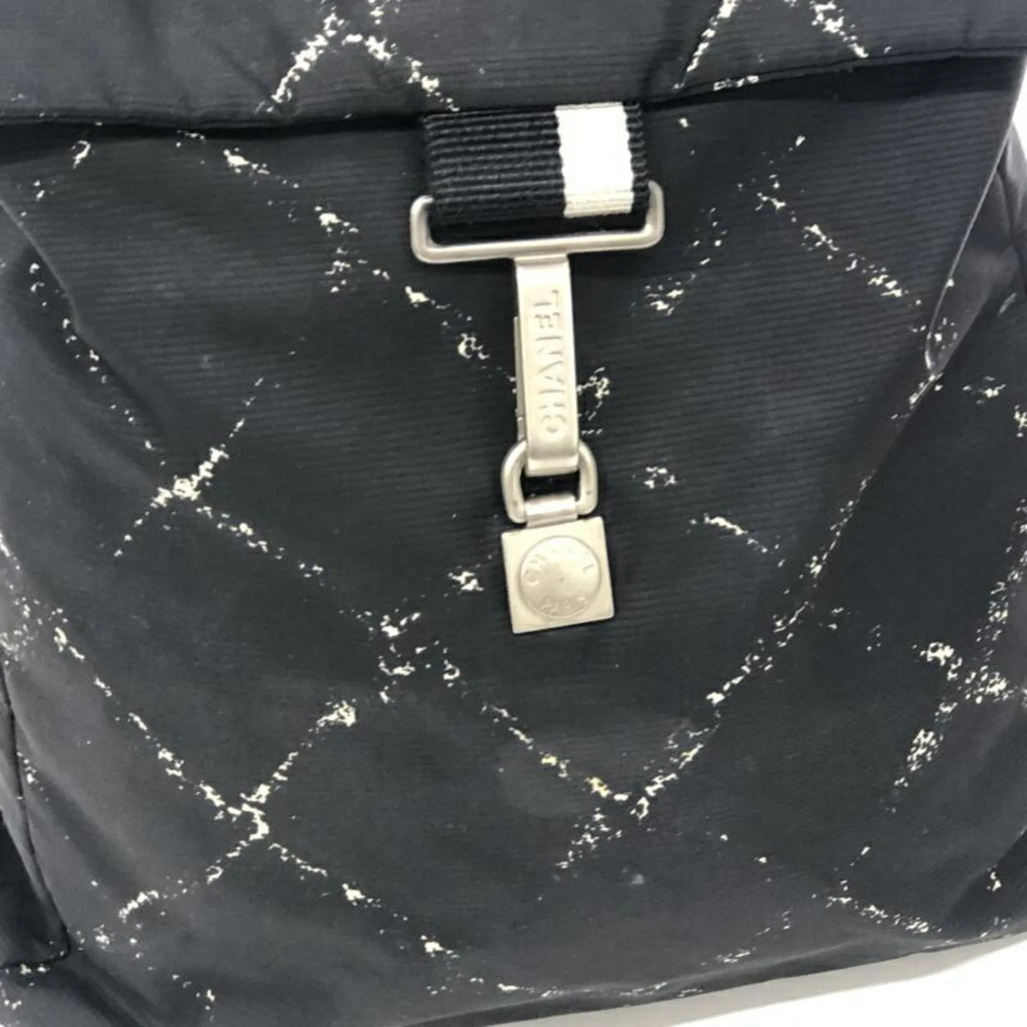 Chanel Travel Line Synthetic Backpack Bag (Pre-Owned)