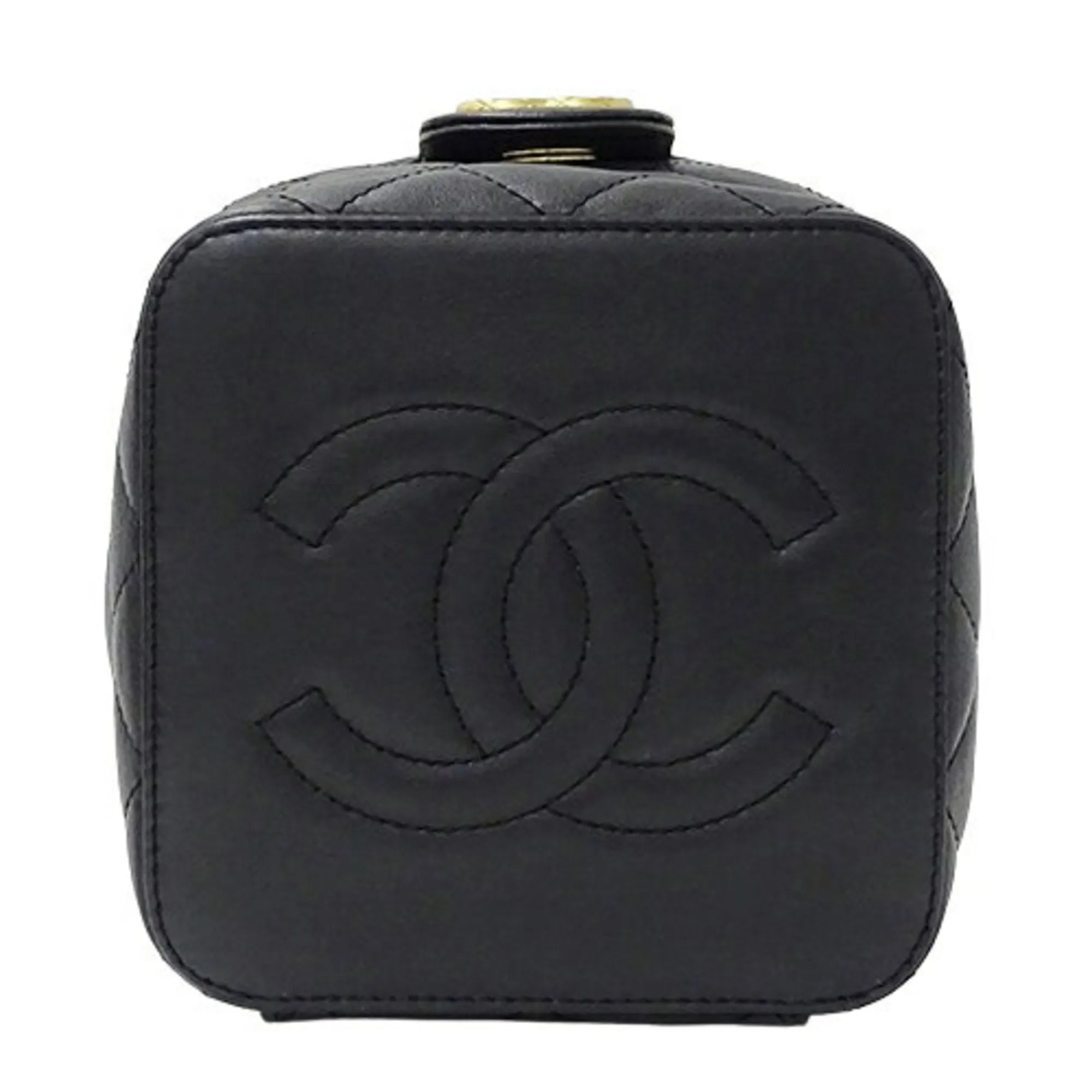 Chanel Vanity Leather Shoulder Bag (Pre-Owned)