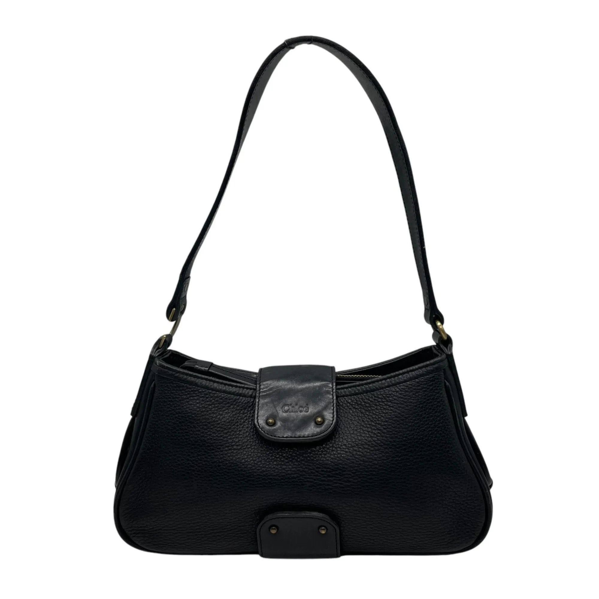Chlo Leather Handbag Shoulder Bag (Pre-Owned)