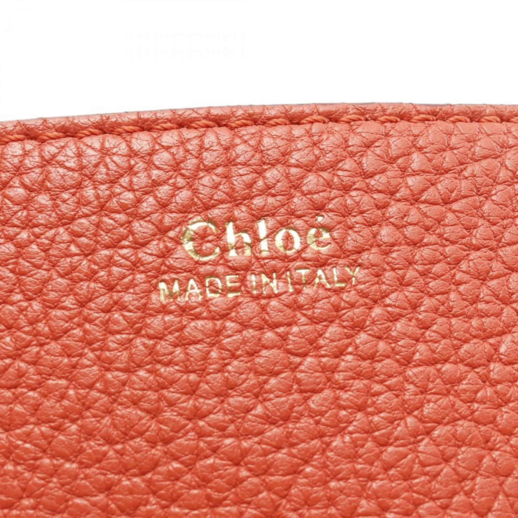Chlo Leather Shoulder Bag (Pre-Owned)