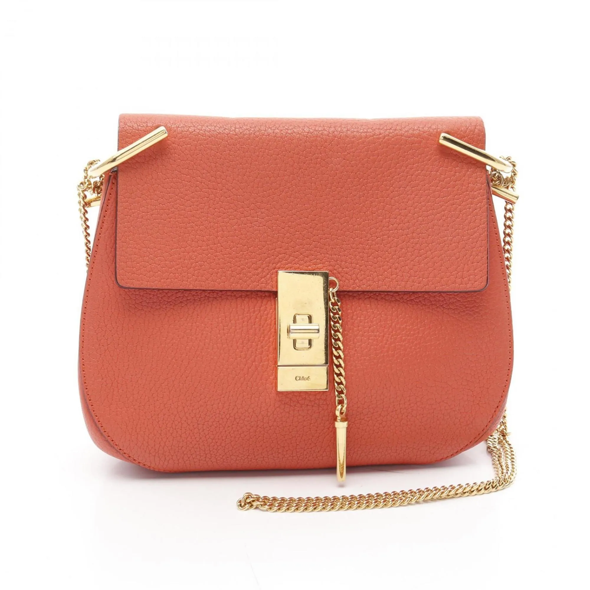 Chlo Leather Shoulder Bag (Pre-Owned)