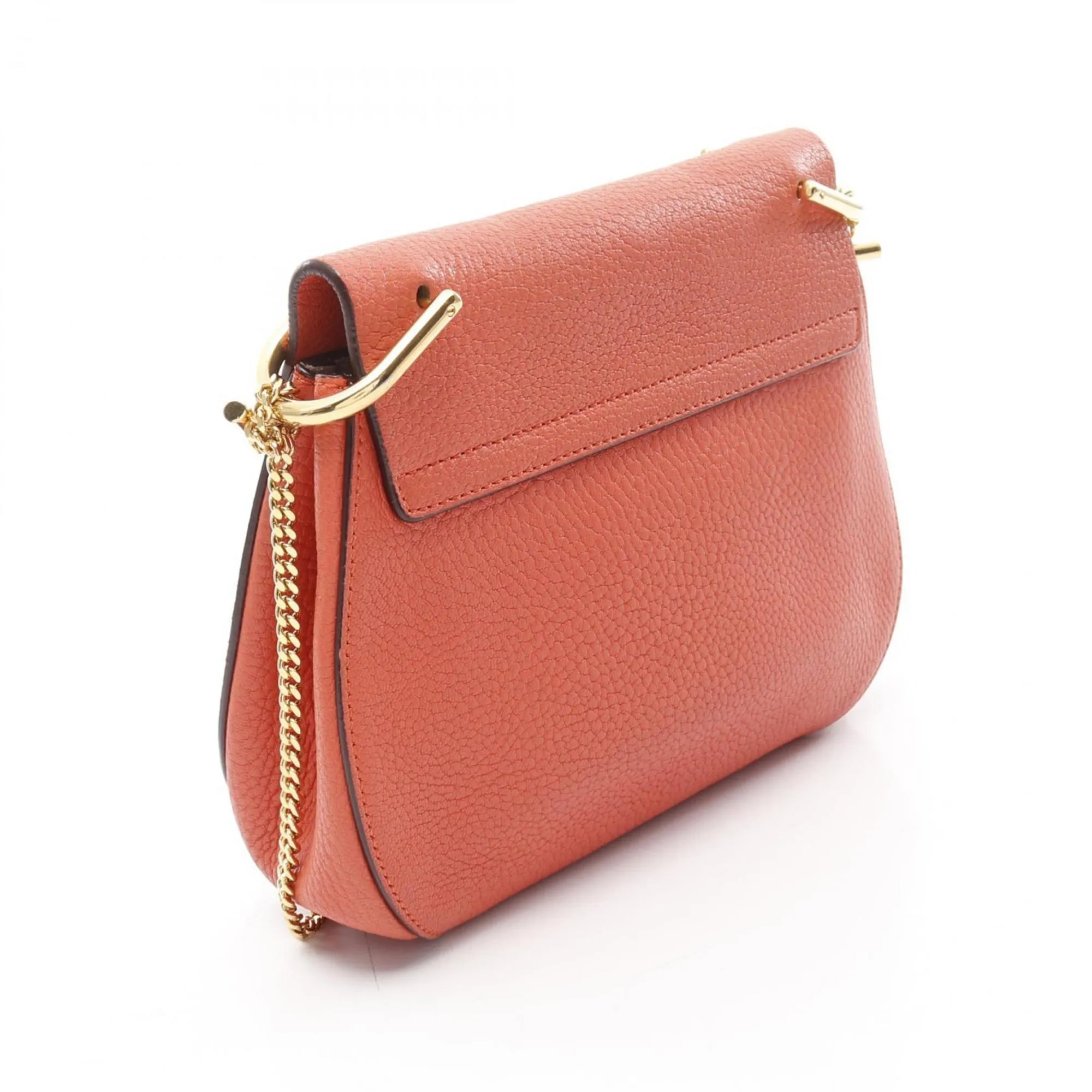 Chlo Leather Shoulder Bag (Pre-Owned)