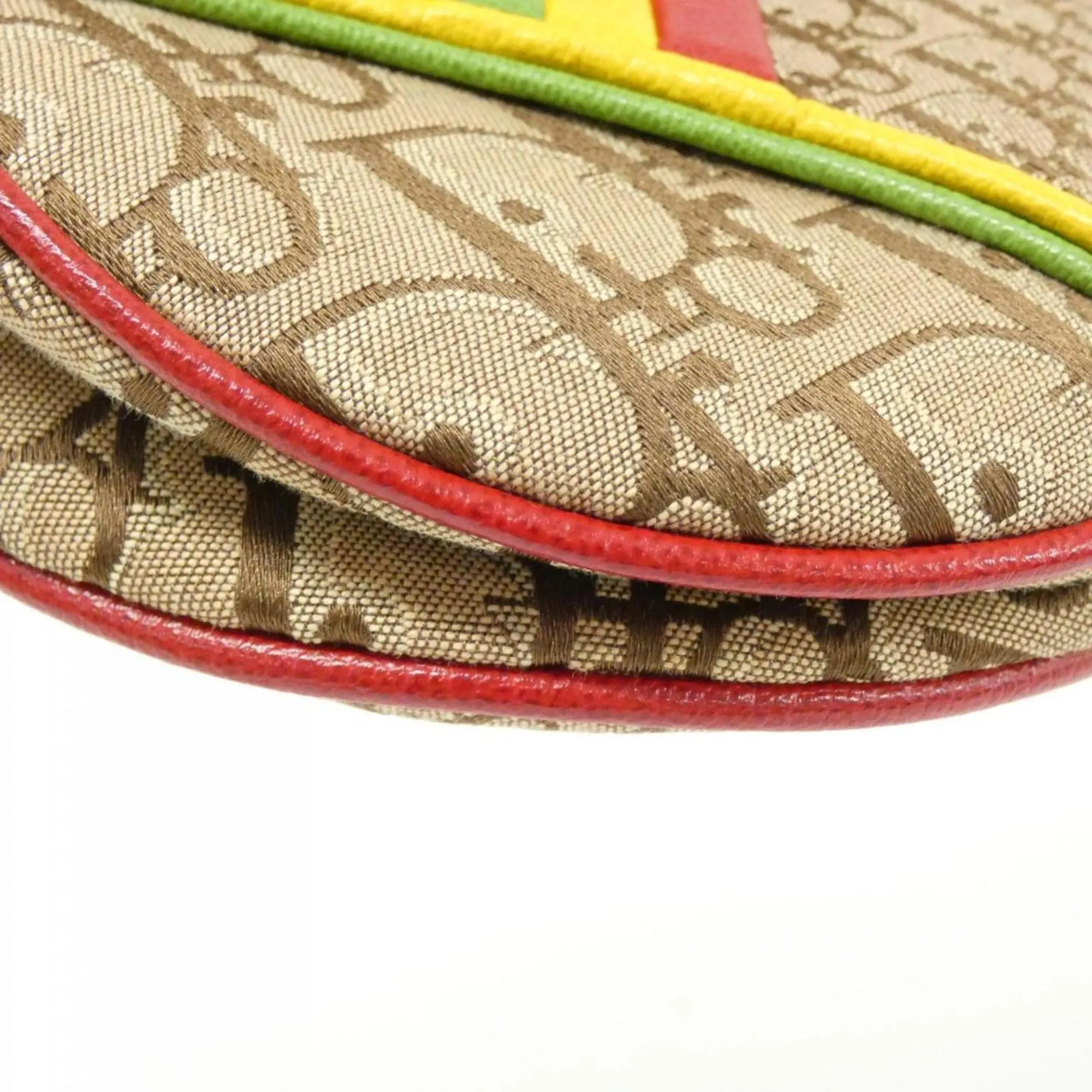 Christian Dior  Color yellow Canvas Shoulder Bag (Pre-Owned)
