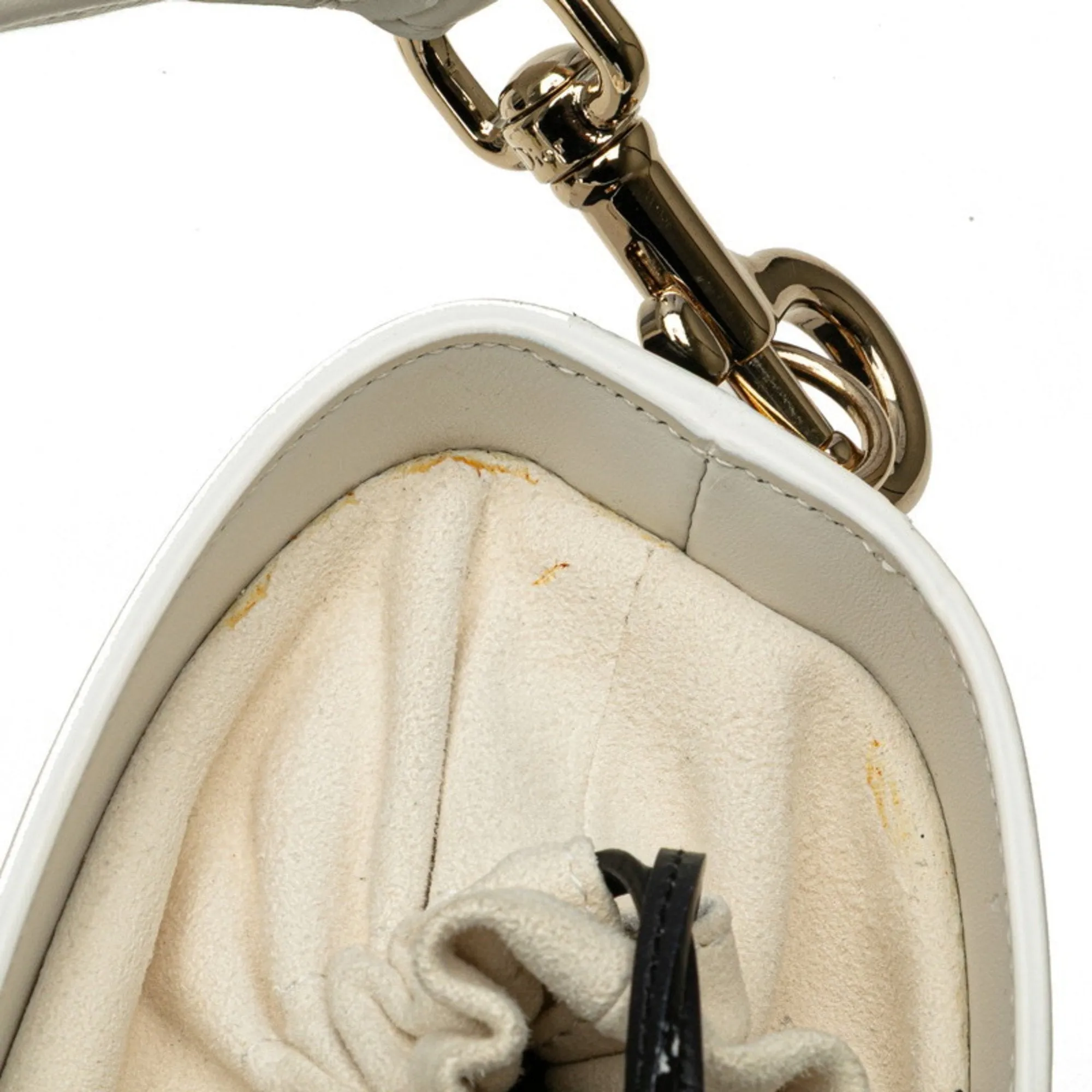 Christian Dior Navy Leather Handbag Shoulder Bag (Pre-Owned)