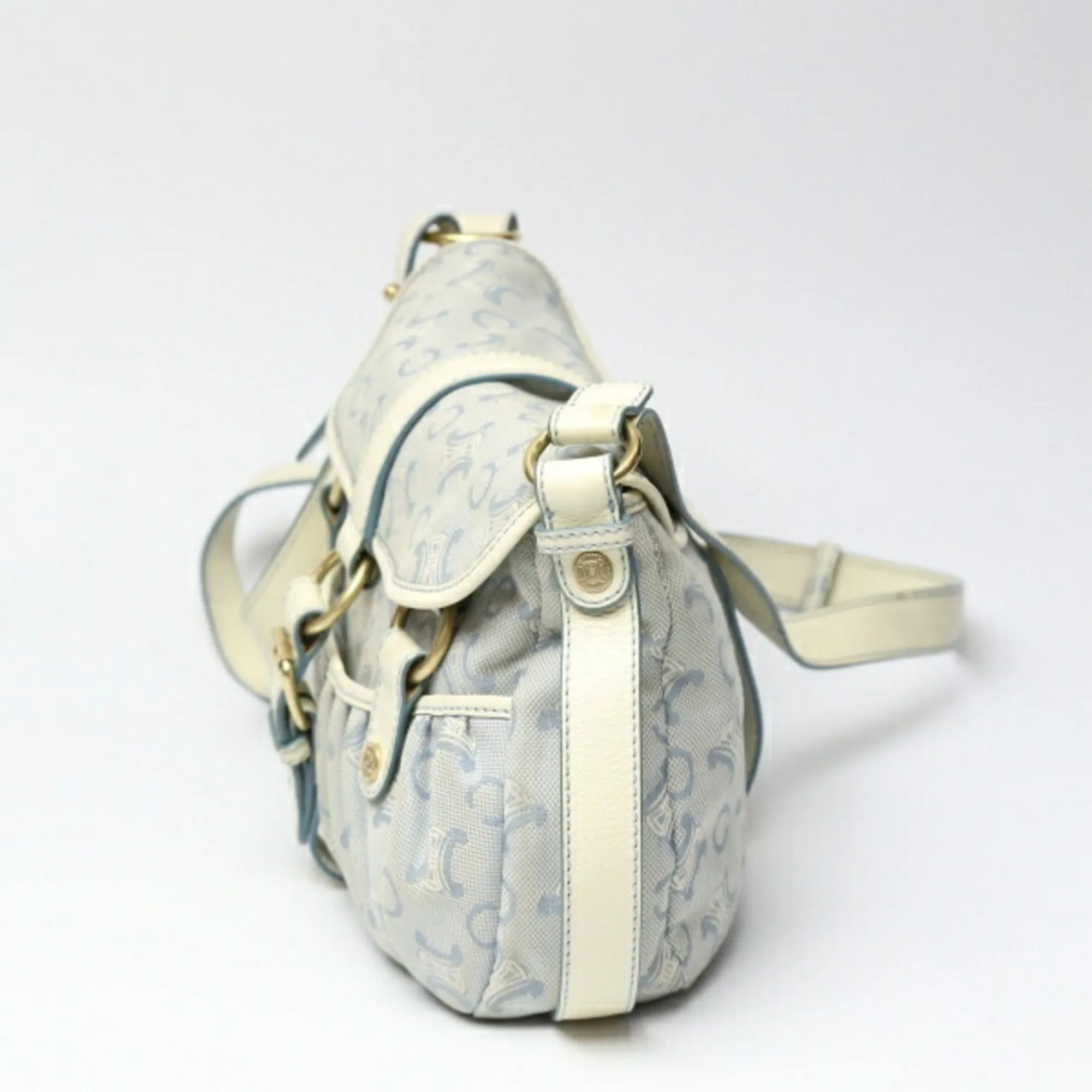Cline Macadam Canvas Shopper Bag (Pre-Owned)