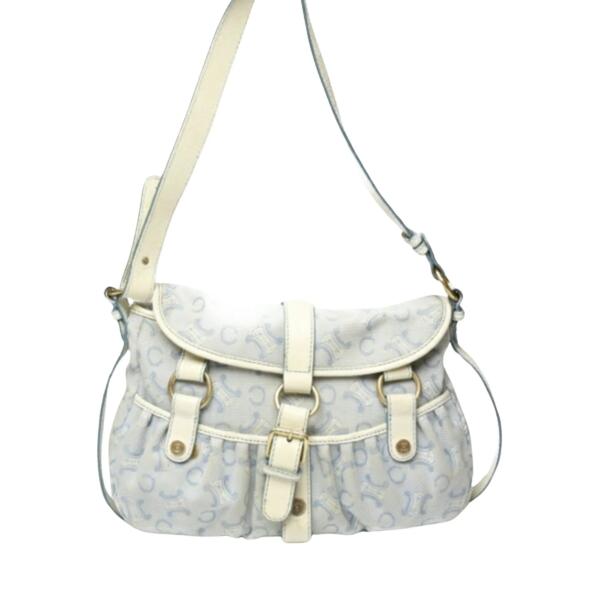 Cline Macadam Canvas Shopper Bag (Pre-Owned)