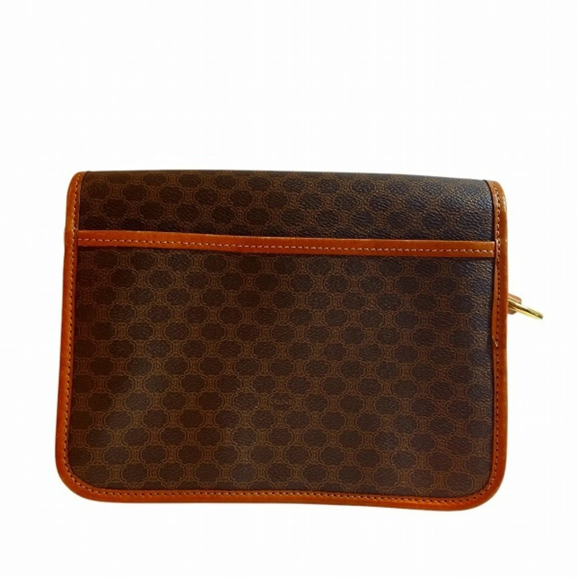 Cline Macadam Canvas Shoulder Bag (Pre-Owned)