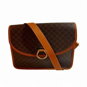 Cline Macadam Canvas Shoulder Bag (Pre-Owned)
