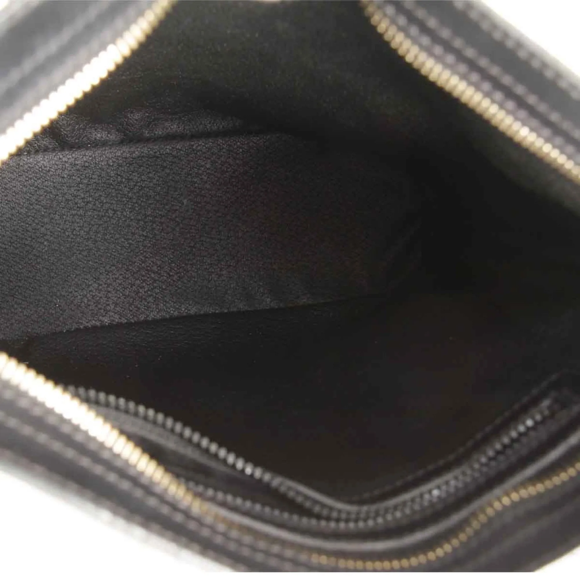 Cline Macadam Leather Shoulder Bag (Pre-Owned)