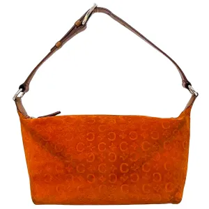 Cline Macadam Suede Shoulder Bag (Pre-Owned)