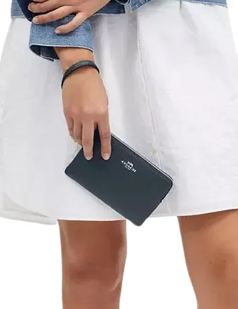 Coach Corner Zip Wristlet