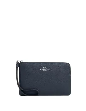 Coach Corner Zip Wristlet
