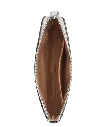 Coach Cosmic Coach Corner Zip Wristlet With Rocket Print